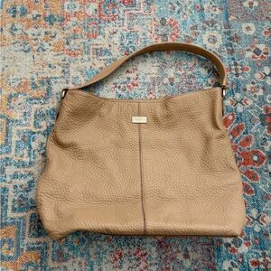 Cole Haan tan leather hobo bag